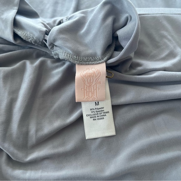 We Are HAH Southern Lady Dress in Silver Blue - Picture 4 of 10